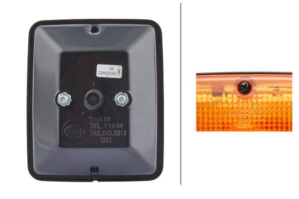 HELLA 2BA 003 236-027 Blinkleuchte - gelb - hinten/links/rechts