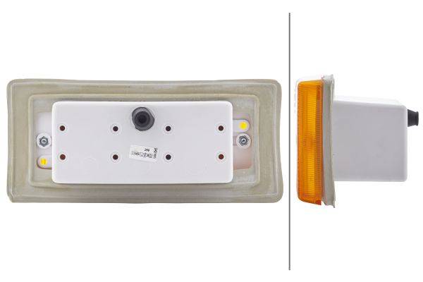 HELLA 2BA 003 734-061 Blinkleuchte - 12/24V - Einbau - links/rechts/vorne