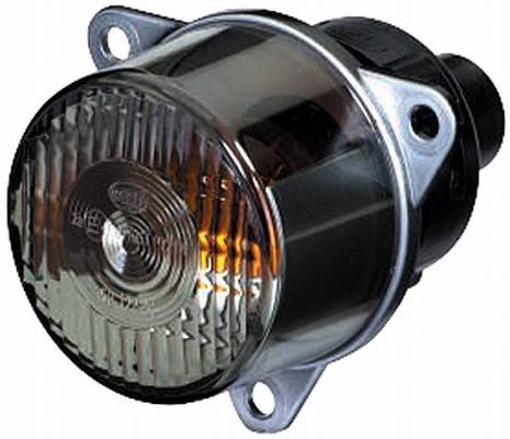 HELLA 2BA 008 221-041 Blinkleuchte - 12/24V - Einbau - Lichtscheibenfarbe: grau - hinten/links/recht