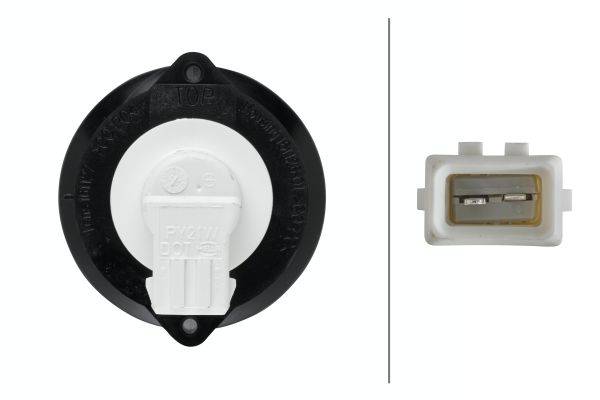 HELLA 2BA 009 001-001 Blinkleuchte - 12V - Einbau - Lichtscheibenfarbe: grau - hinten/links/rechts