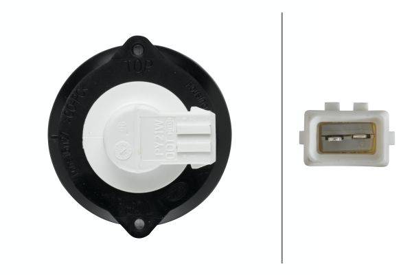 HELLA 2BA 009 001-071 Blinkleuchte - 12V - Einbau - Lichtscheibenfarbe: glasklar - vorne