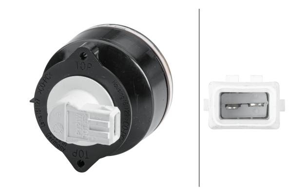 HELLA 2BA 009 001-201 Blinkleuchte - 12V - Einbau - Lichtscheibenfarbe: gelb - vorne