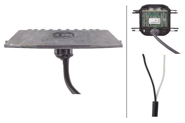 HELLA 2BA 009 204-051 Blinkleuchte - LED - 24V - Anbau - Lichtscheibenfarbe: glasklar - LED-Lichtfar