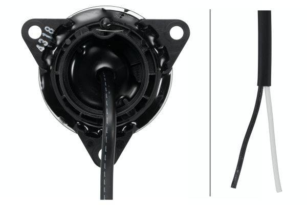 HELLA 2BA 011 172-421 Blinkleuchte - LED - 24V - Anbau - Lichtscheibenfarbe: glasklar - Kabel: 500mm