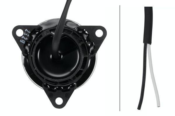 HELLA 2BA 011 172-431 Blinkleuchte - LED - 24V - Anbau - Lichtscheibenfarbe: glasklar - Kabel: 500mm