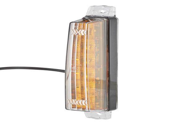 HELLA 2BA 012 846-011 Blinkleuchte - LED - 12V - Anbau - Lichtscheibenfarbe: gelb - vorne