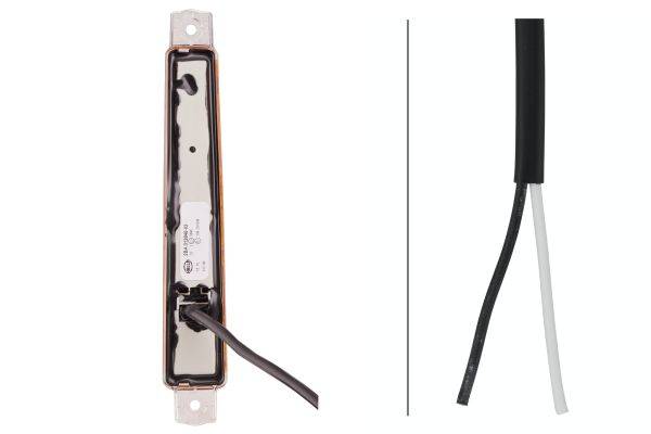 HELLA 2BA 012 846-021 Blinkleuchte - LED - 12V - Anbau - Lichtscheibenfarbe: gelb - vorne