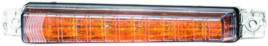 HELLA 2BA 012 846-021 Blinkleuchte - LED - 12V - Anbau - Lichtscheibenfarbe: gelb - vorne