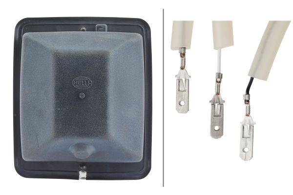 HELLA 2BA 013 236-181 Blinkleuchte - LED - 12V - Einbau - Kabel: 100mm
