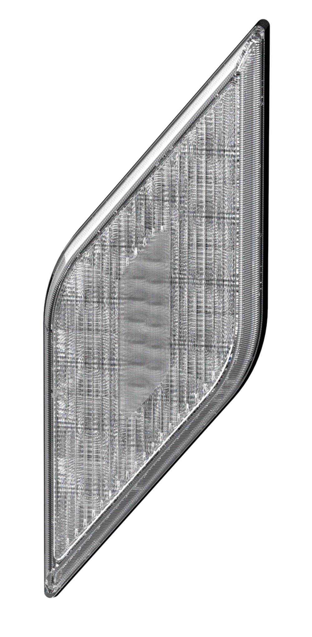 HELLA 2BA 013 331-041 Blinkleuchte - Shapeline Style - LED - 12/24V - geschraubt - Lichtscheibenfarb