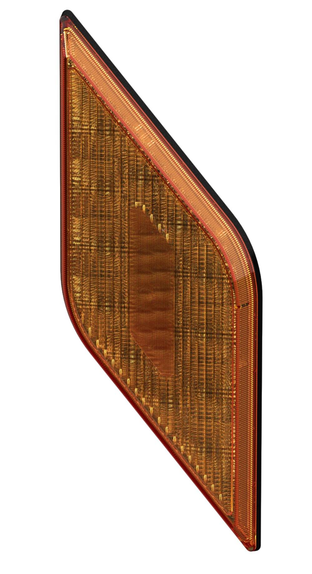 HELLA 2BA 013 331-071 Blinkleuchte - Shapeline Style - LED - 12/24V - geschraubt - Lichtscheibenfarb