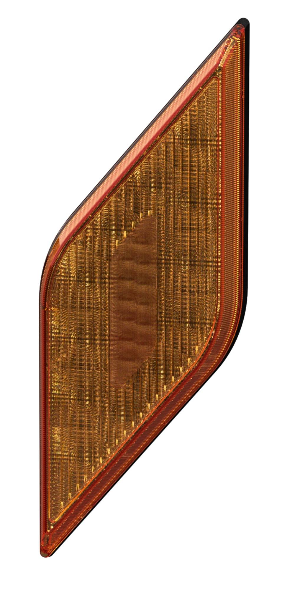 HELLA 2BA 013 331-081 Blinkleuchte - Shapeline Style - LED - 12/24V - geschraubt - Lichtscheibenfarb