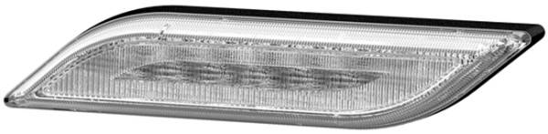 HELLA 2BA 013 332-091 Blinkleuchte - Shapeline Style Slim - LED - 12/24V - Anbau - Lichtscheibenfarb