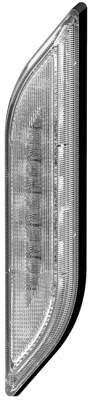 HELLA 2BA 013 332-061 Blinkleuchte - Shapeline Style Slim - LED - 12/24V - geklebt - Lichtscheibenfa