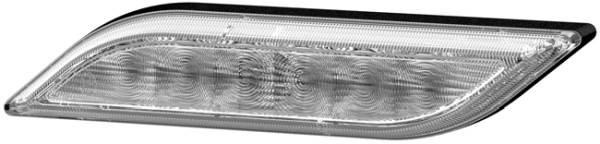 HELLA 2BA 013 335-091 Blinkleuchte - Shapeline Style Slim - LED - 12/24V - geschraubt - Lichtscheibe