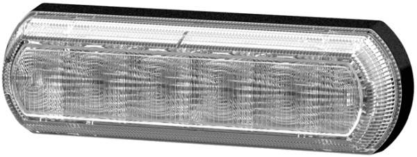 HELLA 2BA 013 398-001 Blinkleuchte - Shapeline Tech - LED - 12/24V - geklebt - Lichtscheibenfarbe: g