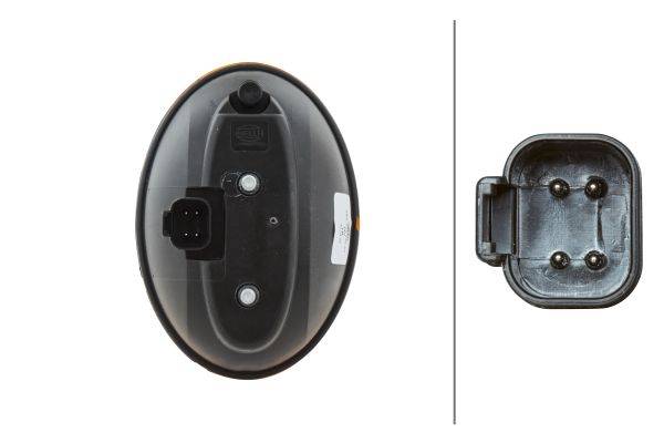 HELLA 2BA 343 130-577 Blinkleuchte - Agroluna - 12V - Anbau/Einbau - links