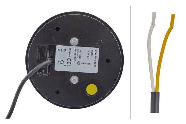 HELLA 2BA 344 200-031 Blinkleuchte - LED - 12/24V - Einbau - Lichtscheibenfarbe: glasklar - Kabel: 5