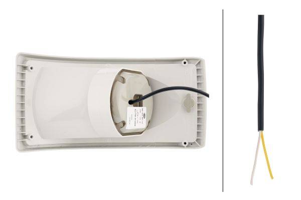 HELLA 2BA 345 982-041 Blinkleuchte - LED - 24V - Einbau - Lichtscheibenfarbe: glasklar - LED-Lichtfa