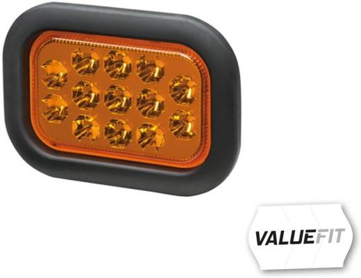 HELLA 2BA 357 025-011 Blinkleuchte - Valuefit - LED - 12/24V - rechteckig - Einbau