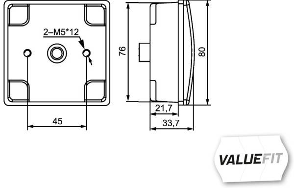 HELLA 2ZR 357 029-151 LED-Rückfahrleuchte - Valuefit - 24V - Einbau