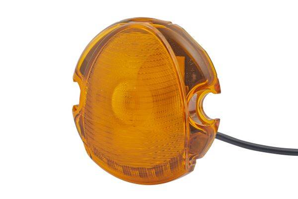 HELLA 2BA 959 822-601 Blinkleuchte - EuroLED - LED - 12/24V - Anbau - Lichtscheibenfarbe: gelb - Kab