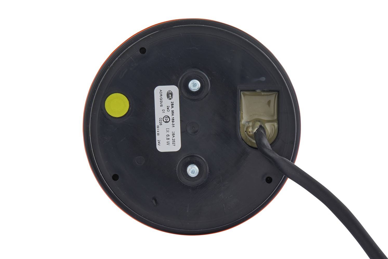 HELLA 2BA 964 169-311 Blinkleuchte - LED - 24V - Anbau - Lichtscheibenfarbe: gelb - Kabel: 500mm - l