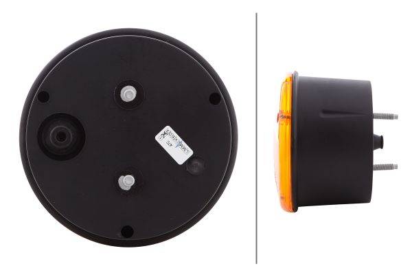 HELLA 2BA 964 169-501 Blinkleuchte - 12/24V - Anbau/Einbau - Lichtscheibenfarbe: gelb - hinten/links
