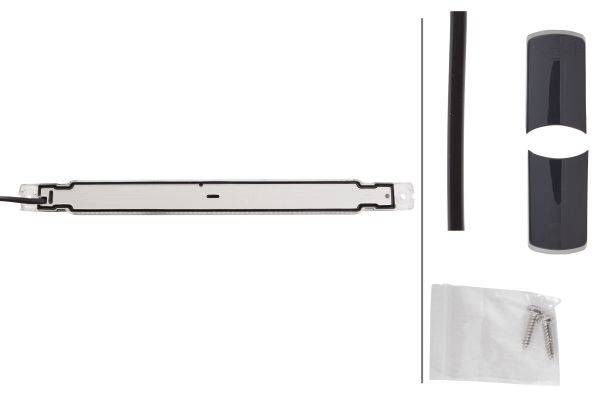 HELLA 2BA 980 888-411 Blinkleuchte - Strip Lamp - LED - 24V - Anbau - Lichtscheibenfarbe: transparen
