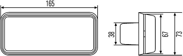 HELLA 2BA 996 027-001 Blinkleuchte - Einbau - links/rechts