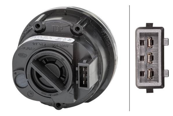 HELLA 2BE 010 102-101 Hybrid-Tagfahrleuchte - 90mm - 12V