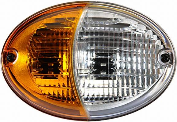 HELLA 2BE 343 130-001 Blinkleuchte - Agroluna - 12V - Anbau/Einbau - Lichtscheibenfarbe: gelb/weiß -