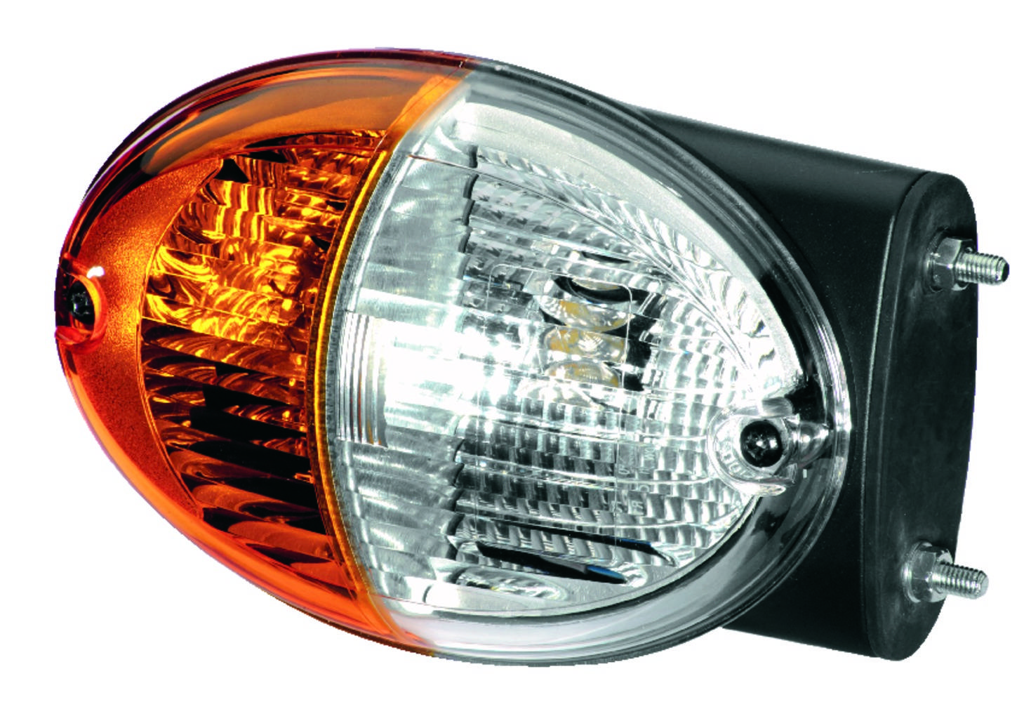 HELLA 2BE 343 130-401 Blinkleuchte - Agroluna - Anbau - Lichtscheibenfarbe: weiß/gelb - beidseitig