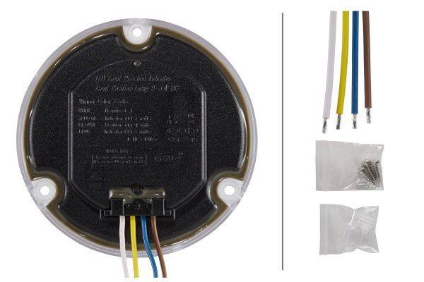 HELLA 2BE 959 932-131 Blinkleuchte - LED - 12/24V - Einbau - Lichtscheibenfarbe: glasklar - LED-Lich