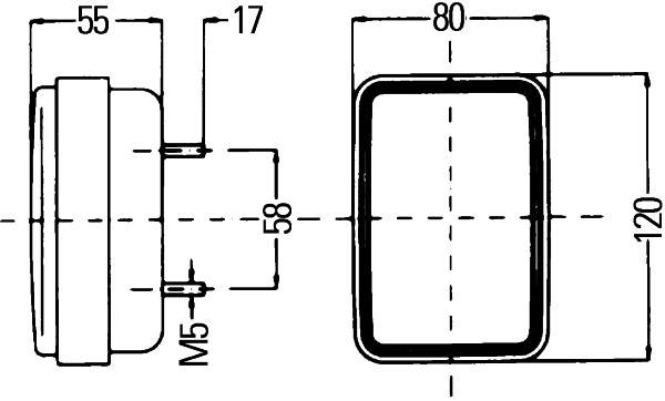 HELLA 2BE 997 131-081 Blinkleuchte - 12V - Anbau - links/rechts/vorne