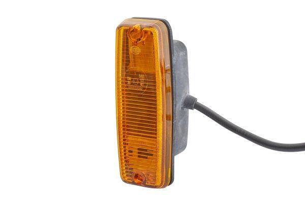 HELLA 2BM 002 847-021 Zusatzblinkleuchte - Glühlampe - 12/24V - Lichtscheibenfarbe: gelb - rechts/se