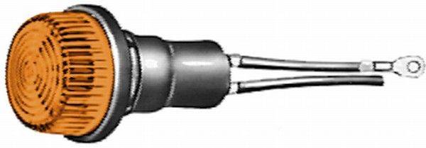 HELLA 2BM 003 563-111 Zusatzblinkleuchte - Glühlampe - 12V - Einbau - Lichtscheibenfarbe: gelb - lin
