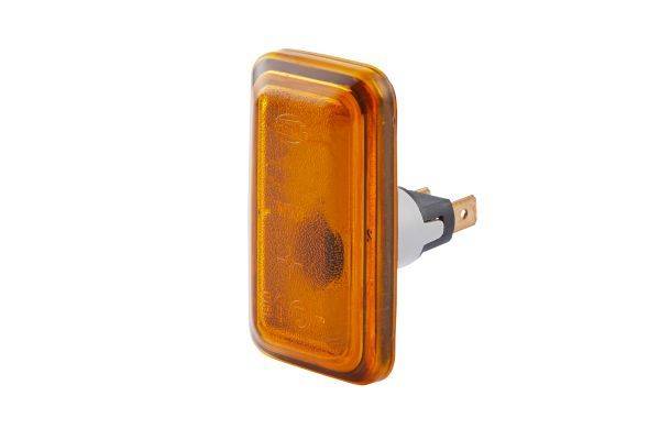 HELLA 2BM 003 647-021 Zusatzblinkleuchte - Glühlampe - 12V - Einbau - Lichtscheibenfarbe: gelb - lin
