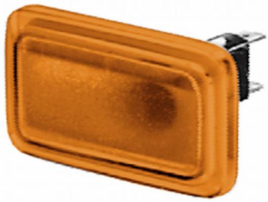 HELLA 2BM 003 647-021 Zusatzblinkleuchte - Glühlampe - 12V - Einbau - Lichtscheibenfarbe: gelb - lin