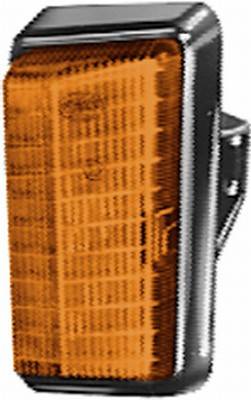 HELLA 2BM 004 312-051 Zusatzblinkleuchte - Glühlampe - 24V - Einbau - Lichtscheibenfarbe: gelb - lin
