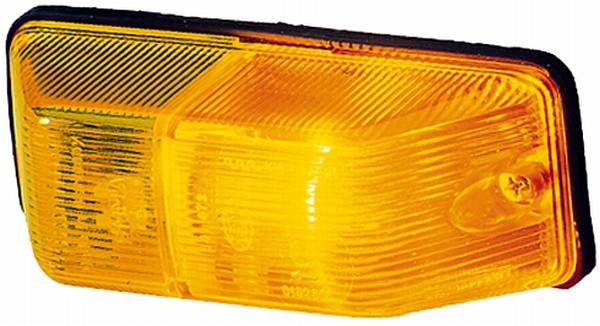 HELLA 2BM 006 692-021 Zusatzblinkleuchte - Glühlampe - 12/24V - Anbau - Lichtscheibenfarbe: gelb - r