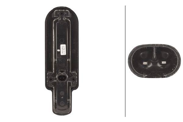 HELLA 2BM 011 788-001 Zusatzblinkleuchte - LED - 24V - geschraubt - Lichtscheibenfarbe: glasklar - L