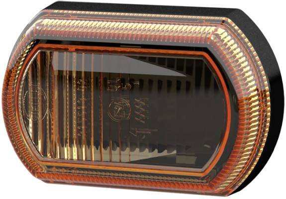 HELLA 2BM 013 336-001 Zusatzblinkleuchte - Shapeline Tech - LED - 12/24V - geklebt - Lichtscheibenfa