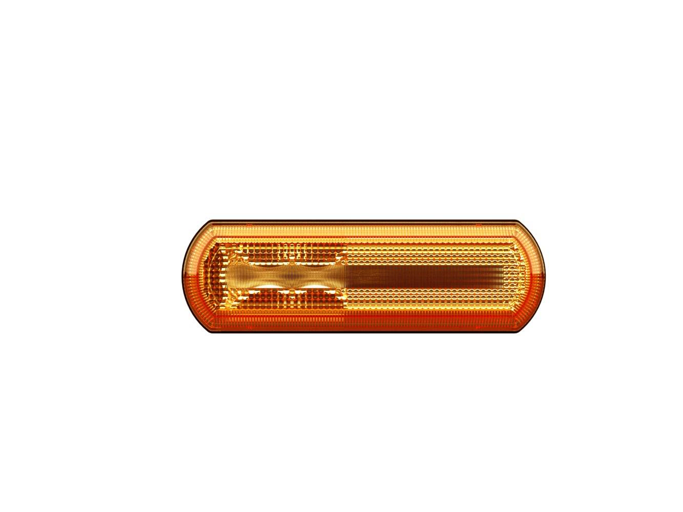 HELLA 2BM 013 337-081 Zusatzblinkleuchte - Shapeline Tech - LED - 12/24V - geschraubt - Lichtscheibe