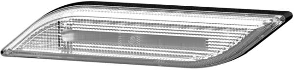 HELLA 2BM 013 339-051 Zusatzblinkleuchte - Shapeline Style - LED - 12/24V - geschraubt - Lichtscheib