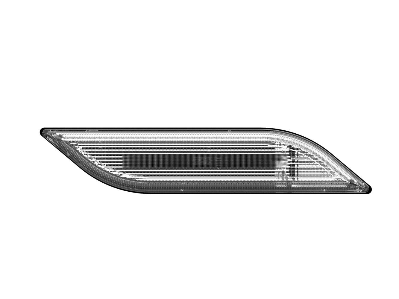 HELLA 2BM 013 339-021 Zusatzblinkleuchte - Shapeline Style - LED - 12/24V - geklebt - Lichtscheibenf