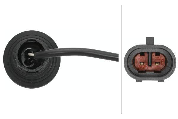 HELLA 2BM 340 825-211 Zusatzblinkleuchte - 12V - Lichtscheibenfarbe: gelb - Kabel: 100mm - Stecker: