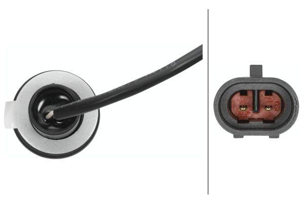 HELLA 2BM 340 825-311 Zusatzblinkleuchte - 12V - Lichtscheibenfarbe: gelb - Kabel: 100mm - Stecker: