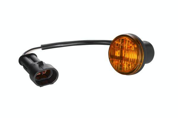 HELLA 2BM 340 825-311 Zusatzblinkleuchte - 12V - Lichtscheibenfarbe: gelb - Kabel: 100mm - Stecker: