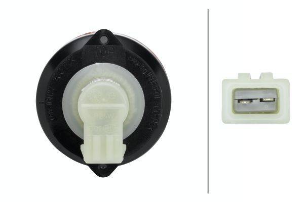 HELLA 2DA 009 001-051 Bremsleuchte - 12V - Einbau - Lichtscheibenfarbe: rot